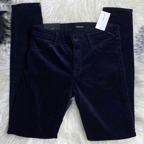 NWT J Brand Velveteen Super Skinny Jeans
